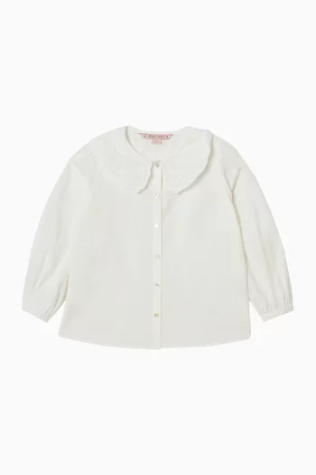 قميص بياقة قطن عضوي