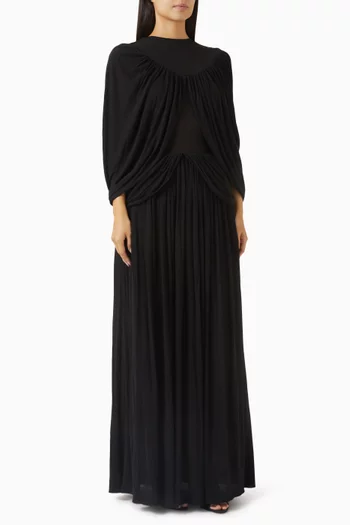 فستان دوريك بكشكش قطن