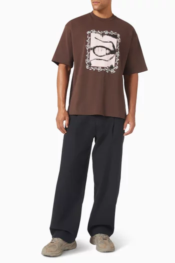 Ant-print T-shirt in Cotton