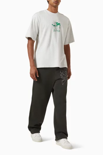 تي شيرت بطبعة تلفاز قطن