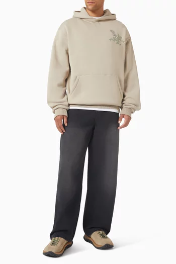 بنطال جينز بتصميم عملي بلون باهت دينم