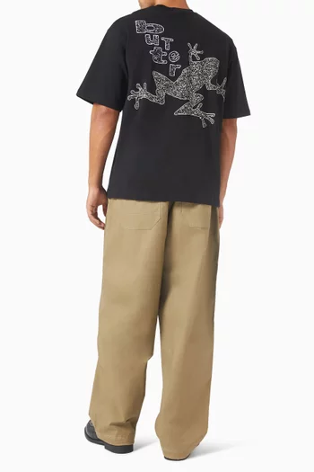 تي شيرت بطبعة كروكر قطن