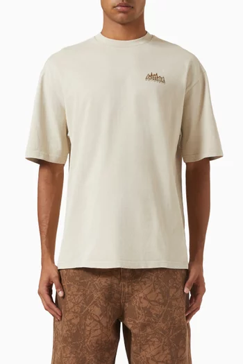 Mountain Equipment-print T-shirt in Cotton