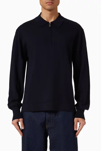 Bene Polo Sweater in Merino Wool