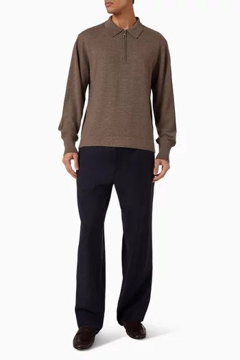 Bene Polo Sweater in Merino Wool