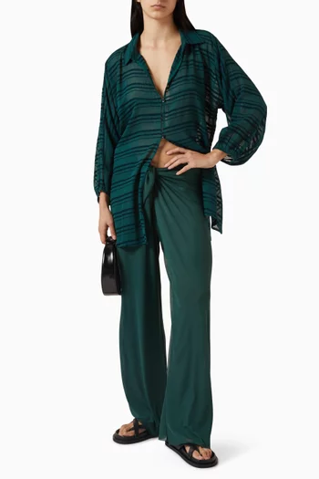 Jenna Cover-up Shirt in Cottom