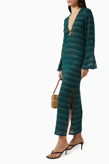 فستان كالي للارتداء فوق ملابس السباحة قطن