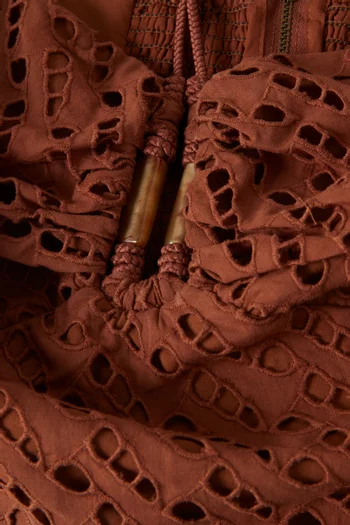 Eyelet Melinda Cropped Top