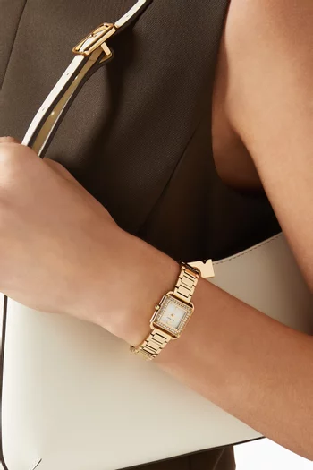 ساعة كيرا ميني كوارتز مرصعة بالكريستال