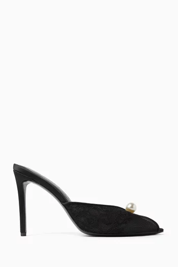 Debby 100 Mules in Mesh