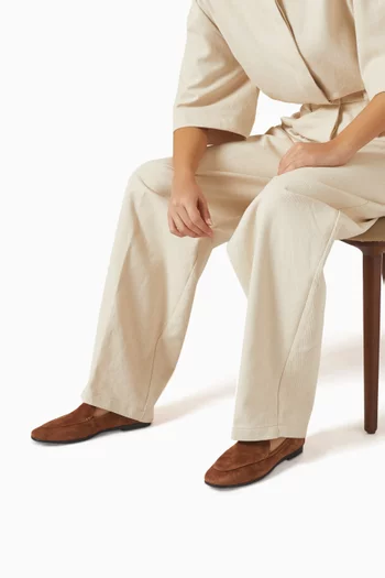 Allie Loafers in Suede Leather