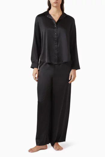 قميص بيجاما بشعار الماركة ستان