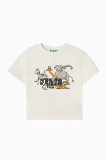 Logo-print T-shirt in Cotton
