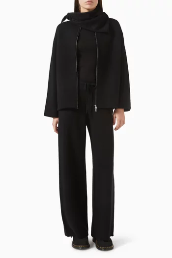 Oversized Cardigan in Double-knit