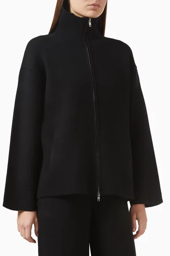 Oversized Cardigan in Double-knit