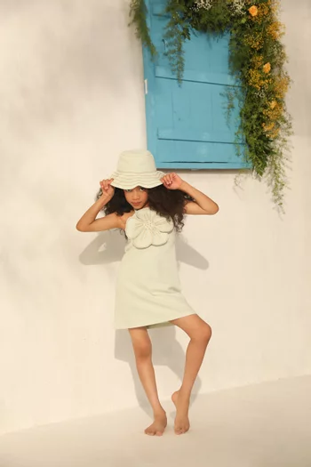 Angelica Dress in Cotton & Linen