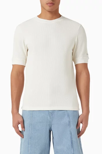 Fitted T-shirt in Cotton