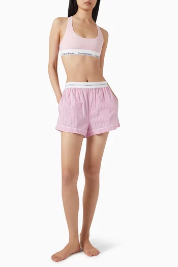 V-Day Shorts in Cotton-poplin