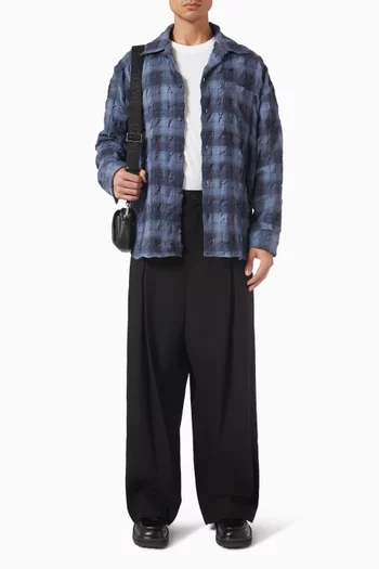 Shirt in Cotton & Wool