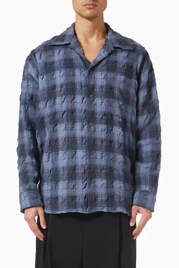 Shirt in Cotton & Wool