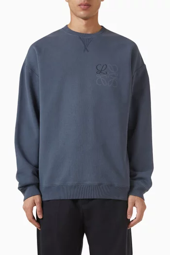 سويت شيرت بشعار الماركة قطن