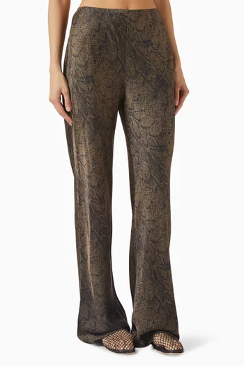 Gale Bias Pants in Satin