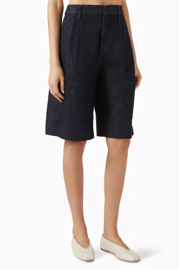 Tailored Shorts in Denim