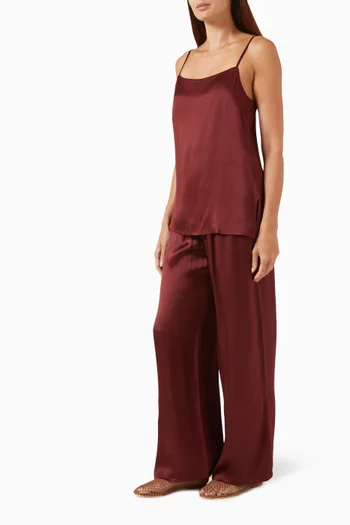 بنطال اوستن حرير ستان