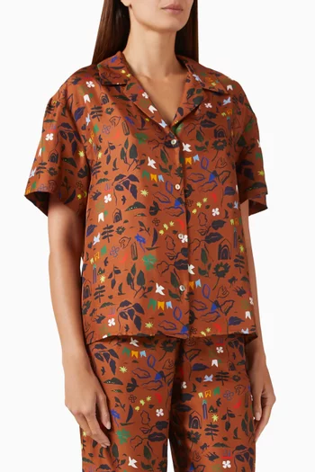 Prague Shirt in Silk Twill