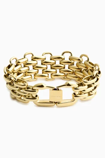 Penelope Bracelet in 14kt Gold-plated Steel