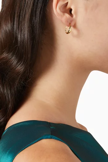 Mini Colette Hoop Earrings in 14kt Gold-plated Brass