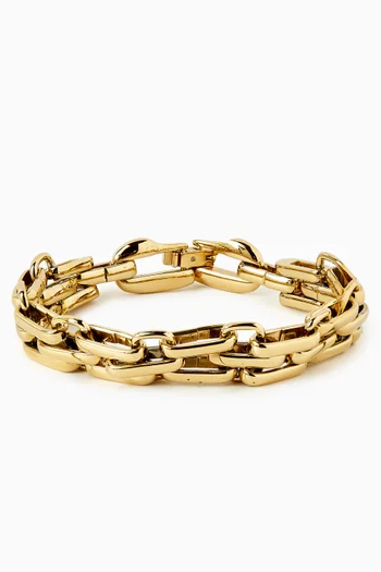 Slim Penelope Bracelet in 14kt Gold-plated Brass