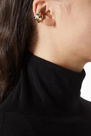 Leona Two-tone Ear Cuff Set