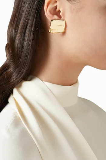 Sundra Earrings in 14kt Gold-plated Brass
