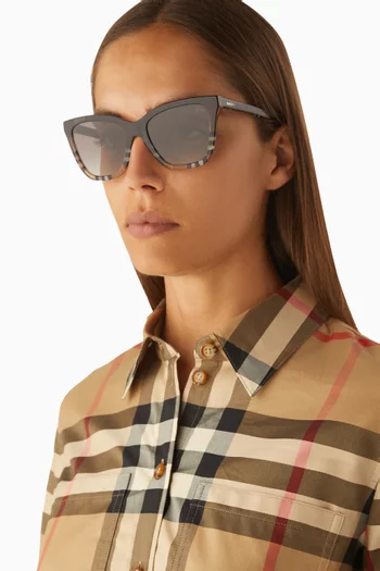 Square Sunglasses in Acetate