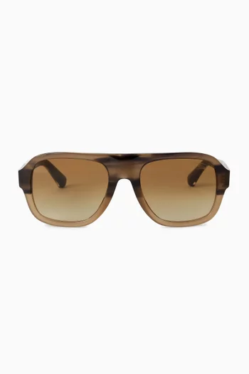 Aviator Sunglasses in Acetate