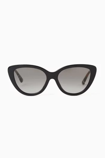 Cat-eye Sunglasses in Acetate