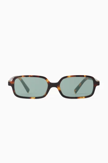 Rectangle Sunglasses in Acetate