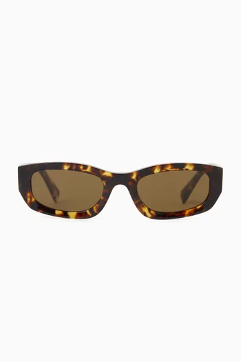 Oval Sunglasses in Acetate