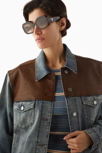 Square Sunglasses in Acetate