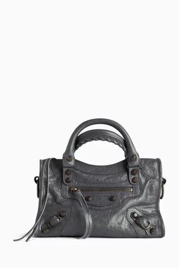 Mini Le City Bag in Arena Storico Lambskin