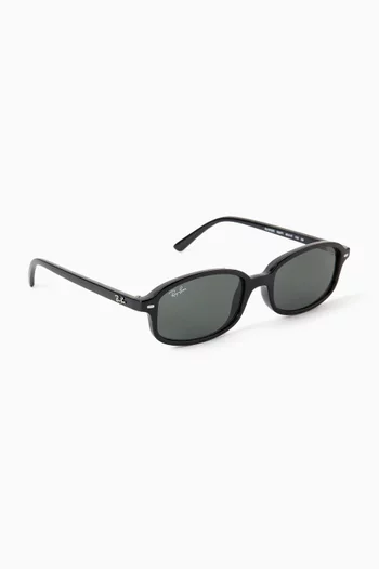 Irregular Sunglasses in Nylon