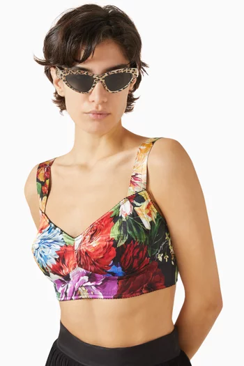 نظارة شمسية بتصميم عين القطة وإطار أسيتات