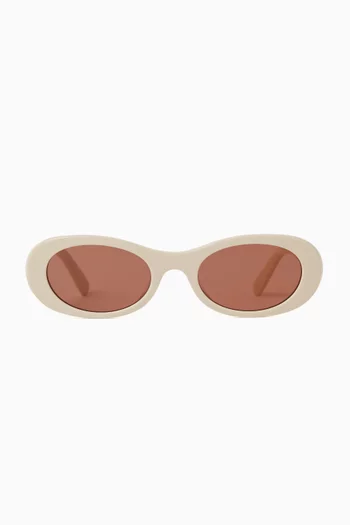 Oval Sunglasses in Acetate