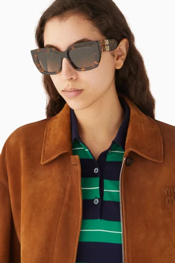 Square Sunglasses in Acetate