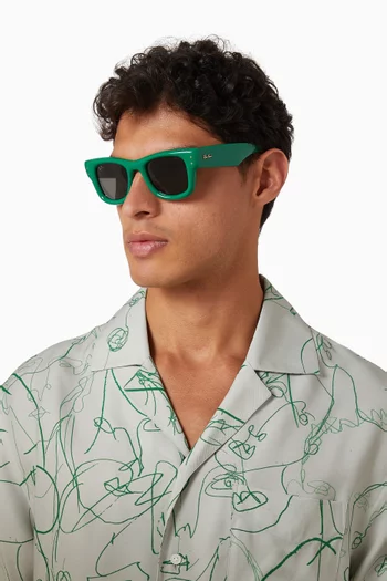 Wayfarer Puffer Sunglasses