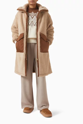 معطف ثيا بتصميم بوجهين