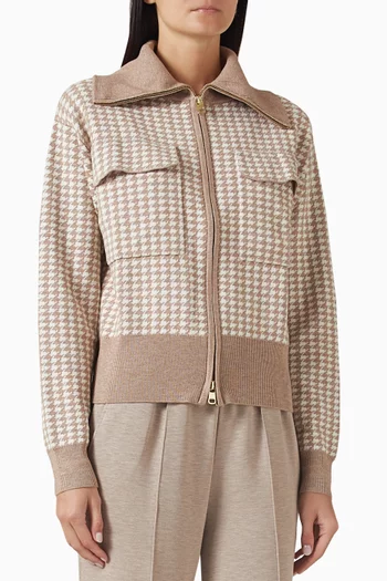 Ablett Jacquard Jacket in Knit