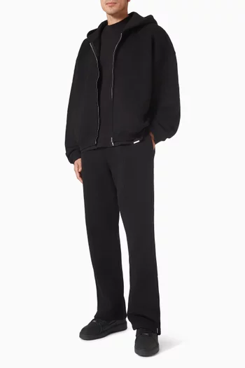 Initial Zip Hoodie in Cotton