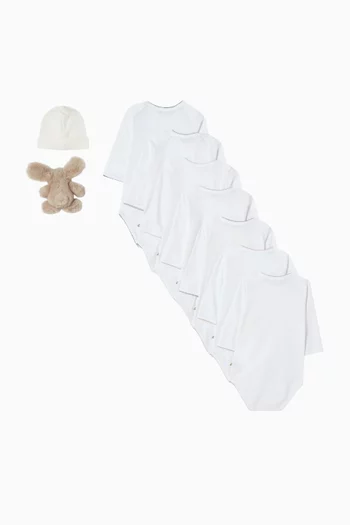 Bodysuits in Cotton, Set of 7